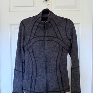 Women's Gray Lululemon Athletic Herringbone Jacket XS